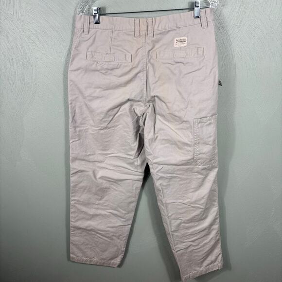 Columbia Sportswear Men's Size 34 Tan Active Outdoor Work Utility Chino Pants - Picture 10 of 11